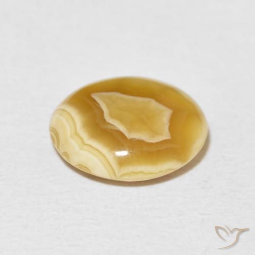 Ágata Multicolor natural de 4.72 ct, Ovalada, Opaco