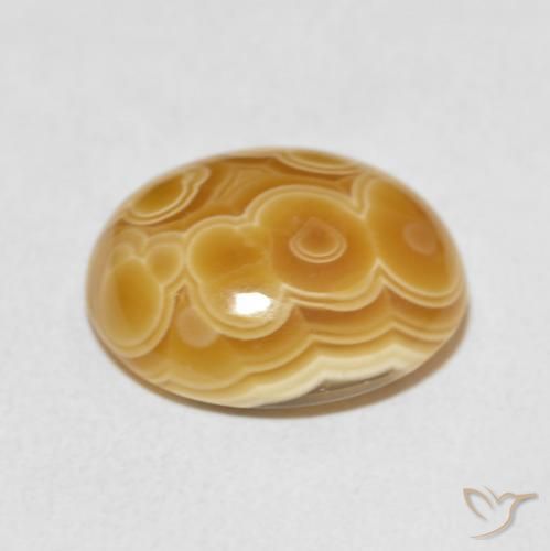 Ágata Multicolor natural de 9.98 ct, Ovalada, Opaco