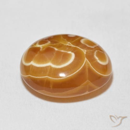 Ágata Multicolor natural de 21.45 ct, Ovalada, Opaco