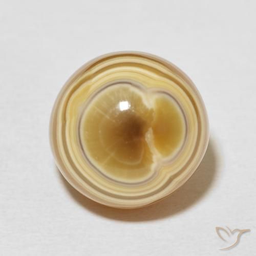 16.93ct Natural Multicolor Ágata, Redondo, Opaco