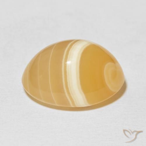 Ágata Multicolor natural de 24.16 ct, Ovalada, Opaco