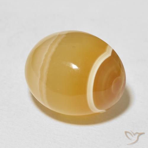 Ágata Multicolor natural de 32.09 ct, Ovalada, Opaco