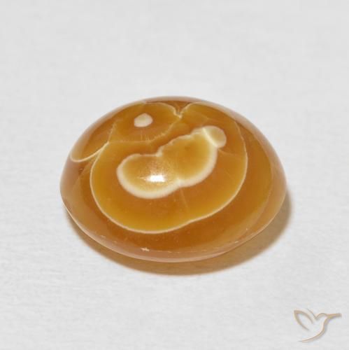 Ágata Multicolor natural de 9.32 ct, Ovalada, Opaco