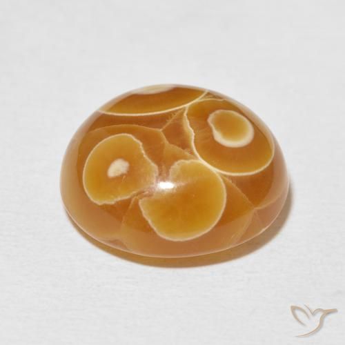 Ágata Multicolor natural de 16.82 ct, Ovalada, Opaco