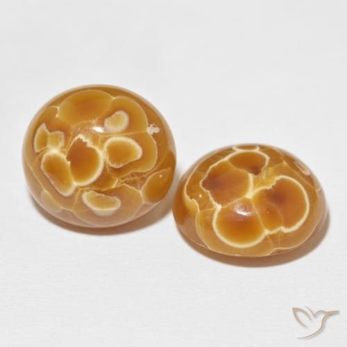 Gemas de Ágata Multicolor natural de 34.60 ct, Ovalada, Opaco