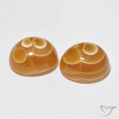 Gemas de Ágata Multicolor natural de 21.51 ct, Ovalada, Opaco