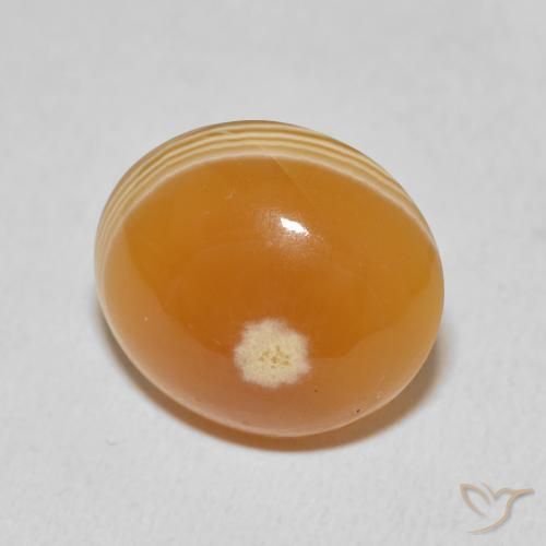 Ágata Multicolor natural de 15.33 ct, Ovalada, Opaco
