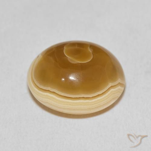 Ágata Multicolor natural de 17.13 ct, Ovalada, Opaco