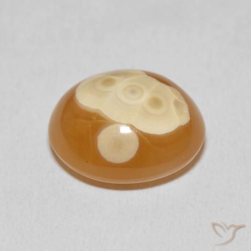 Ágata Multicolor natural de 13.67 ct, Ovalada, Opaco