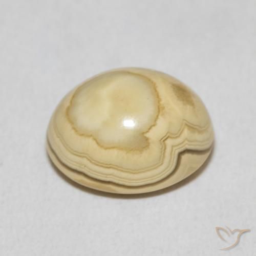 Ágata Multicolor natural de 6.65 ct, Ovalada, Opaco