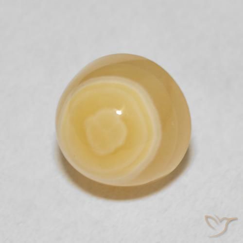 Ágata Multicolor natural de 6.77 ct, Redondo, Opaco