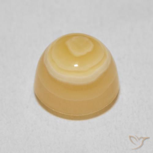 Ágata Multicolor natural de 6.77 ct, Redondo, Opaco