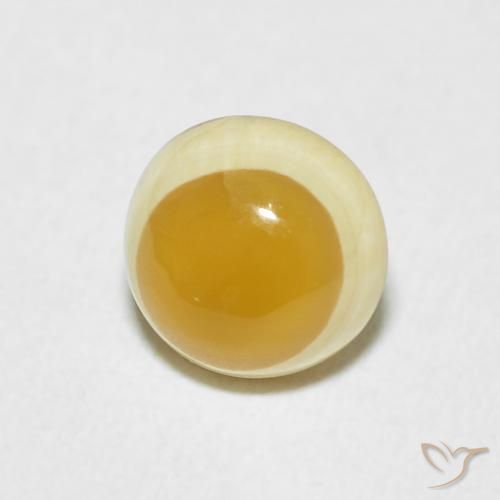 Ágata Multicolor natural de 3.20 ct, Redondo, Opaco