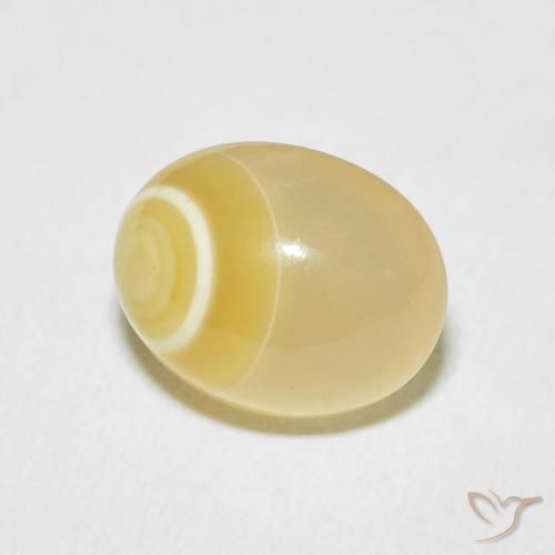 Ágata Multicolor natural de 9.44 ct, Ovalada, Opaco