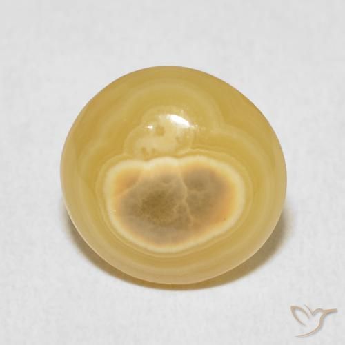 6.25ct Natural Multicolor Ágata, Redondo, Opaco