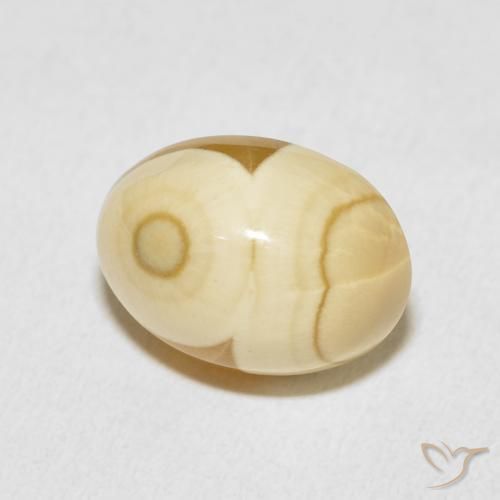 Ágata Multicolor natural de 10.02 ct, Ovalada, Opaco