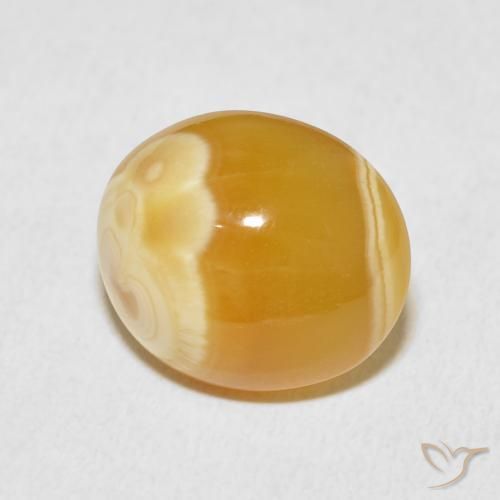 Ágata Multicolor natural de 10.47 ct, Ovalada, Opaco