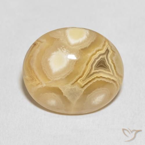 18.32ct Natural Multicolor Ágata, Ovalada, Opaco
