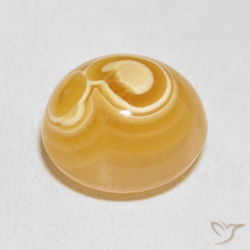 Ágata Multicolor natural de 20.62 ct, Ovalada, Opaco
