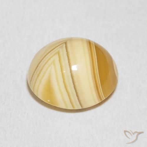 Ágata Multicolor natural de 8.25 ct, Ovalada, Opaco