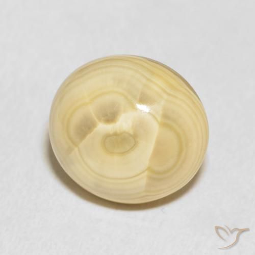 Ágata Multicolor natural de 11.40 ct, Ovalada, Opaco
