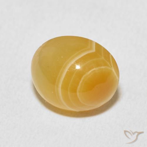 Ágata Multicolor natural de 5.27 ct, Ovalada, Opaco