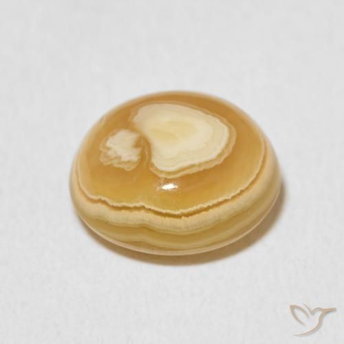 Ágata Multicolor natural de 6.25 ct, Ovalada, Opaco
