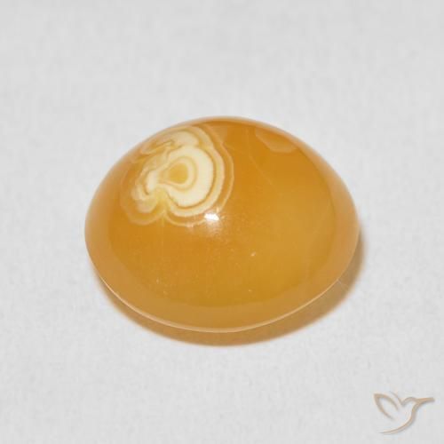 Ágata Multicolor natural de 9.48 ct, Ovalada, Opaco