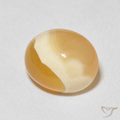 Ágata Multicolor natural de 11.50 ct, Ovalada, Opaco