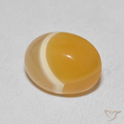 Ágata Multicolor natural de 10.22 ct, Ovalada, Opaco