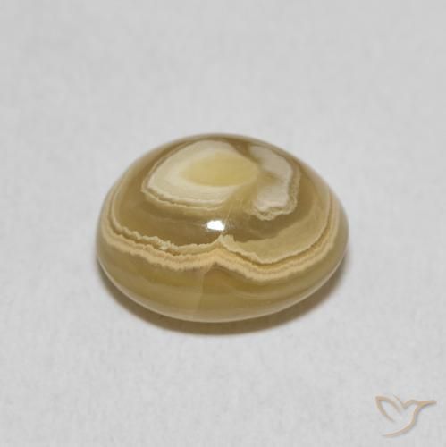 Ágata Multicolor natural de 6.07 ct, Ovalada, Opaco