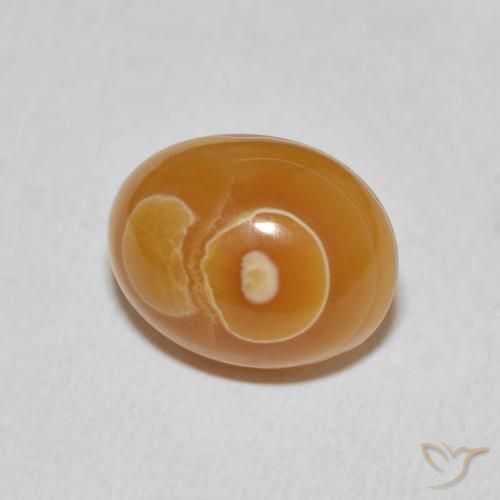 Ágata Multicolor natural de 9.35 ct, Ovalada, Opaco