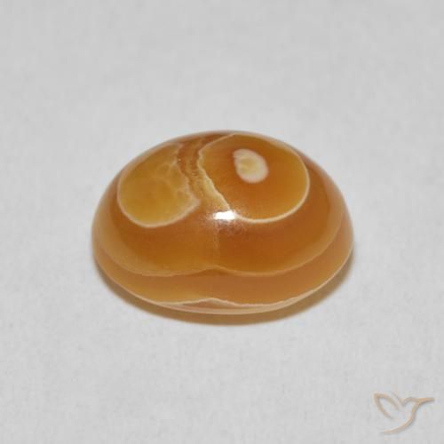 Ágata Multicolor natural de 9.35 ct, Ovalada, Opaco