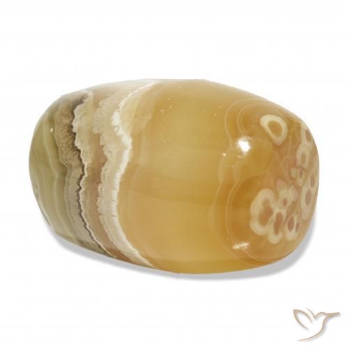 Ágata Multicolor natural de 55.45 ct, Elegante, Translúcido