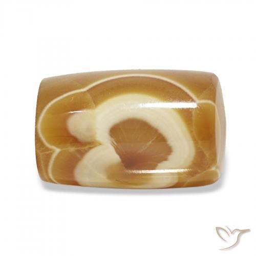 Ágata Multicolor natural de 15.10 ct, Elegante, Opaco