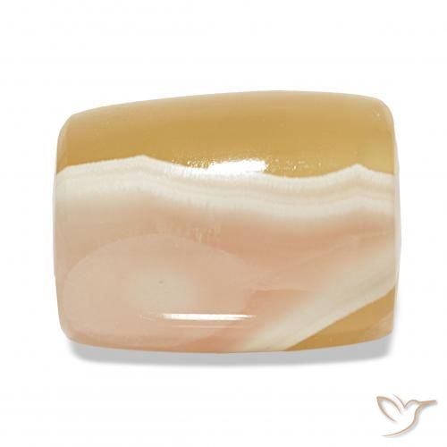 Ágata Multicolor natural de 34.80 ct, Elegante, Translúcido