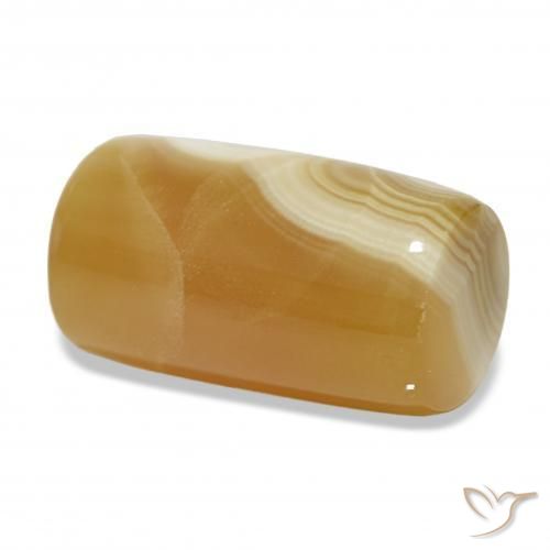 Ágata Multicolor natural de 20.50 ct, Elegante, Translúcido