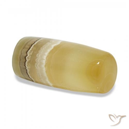 Ágata Multicolor natural de 12.76 ct, Forma elegante, Translúcido