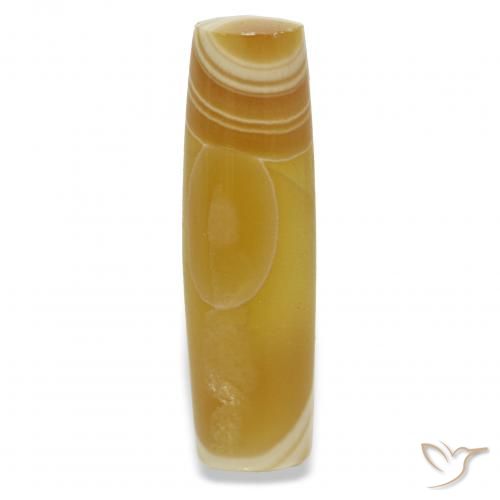 Ágata Multicolor natural de 7.23 ct, Elegante, Translúcido