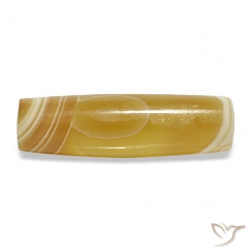 Ágata Multicolor natural de 7.23 ct, Elegante, Translúcido