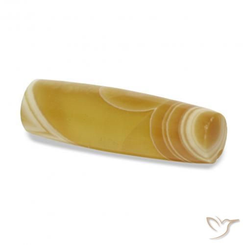 Ágata Multicolor natural de 7.23 ct, Elegante, Translúcido