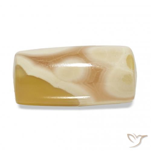 Ágata Multicolor natural de 18.45 ct, Elegante, Translúcido