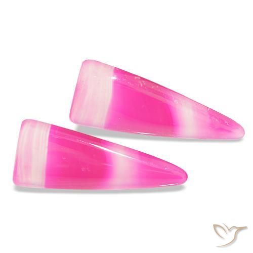 Gemas de Ágata Multicolor natural de 15.86 ct, Trillón, Transparente