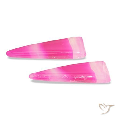 Gemas de Ágata Multicolor natural de 15.86 ct, Trillón, Transparente