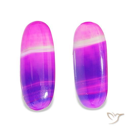 26.61ctw Multicolor Ágata Piedras Preciosas, Ovalada, Transparente