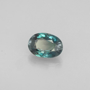 Alexandrita Verde/rojo natural de 0.43 ct, Corte Óvalo, VVS-VS