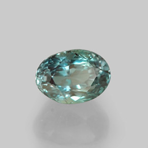 Alejandrita multicolor natural de 0,45 ct, corte óvalo, VS