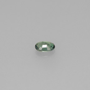 Alejandrita verde/rojo natural de 0,18 ct, corte óvalo, VVS-VS