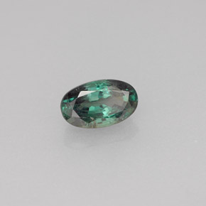 Alejandrita multicolor natural de 0,82 ct, corte óvalo, VS