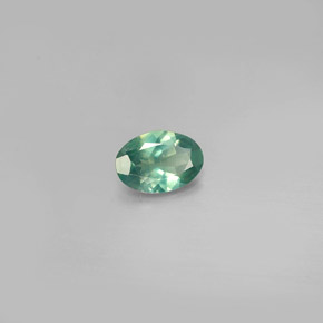 Alejandrita multicolor natural de 0,41 ct, corte óvalo, VVS-VS
